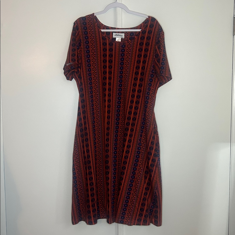 Vermont Country Store Boho Western Print Dress - Cotton - Picture 3 of 6
